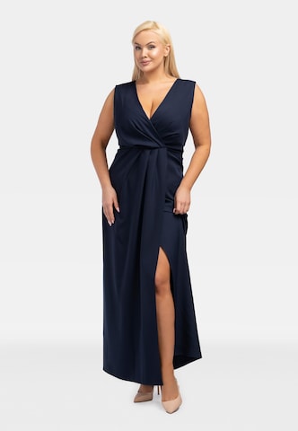 Robe 'ELEONORA' Karko en bleu : devant