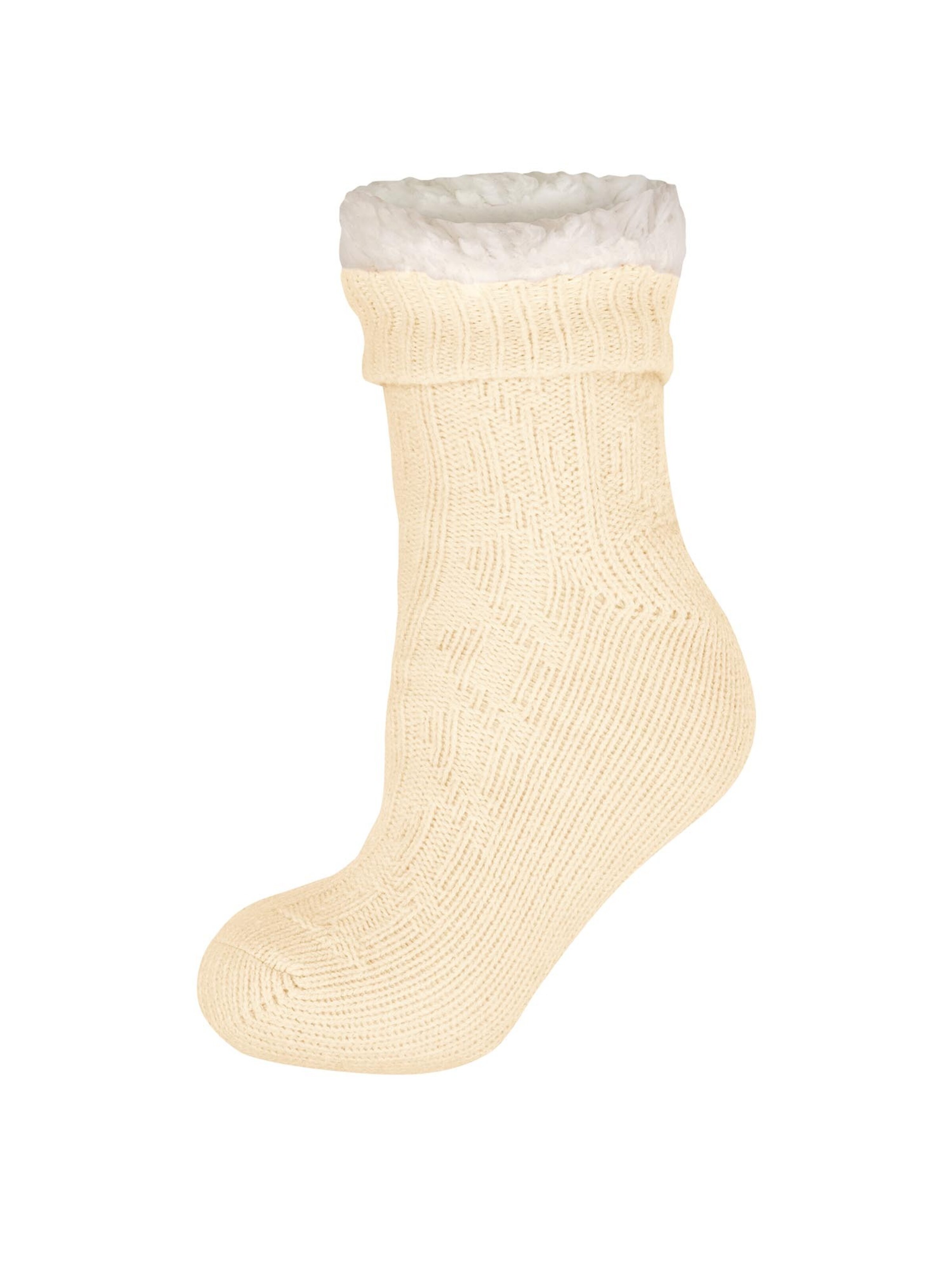 Nur Die Sokken ' Flausch Socken ' in Geel: voorkant