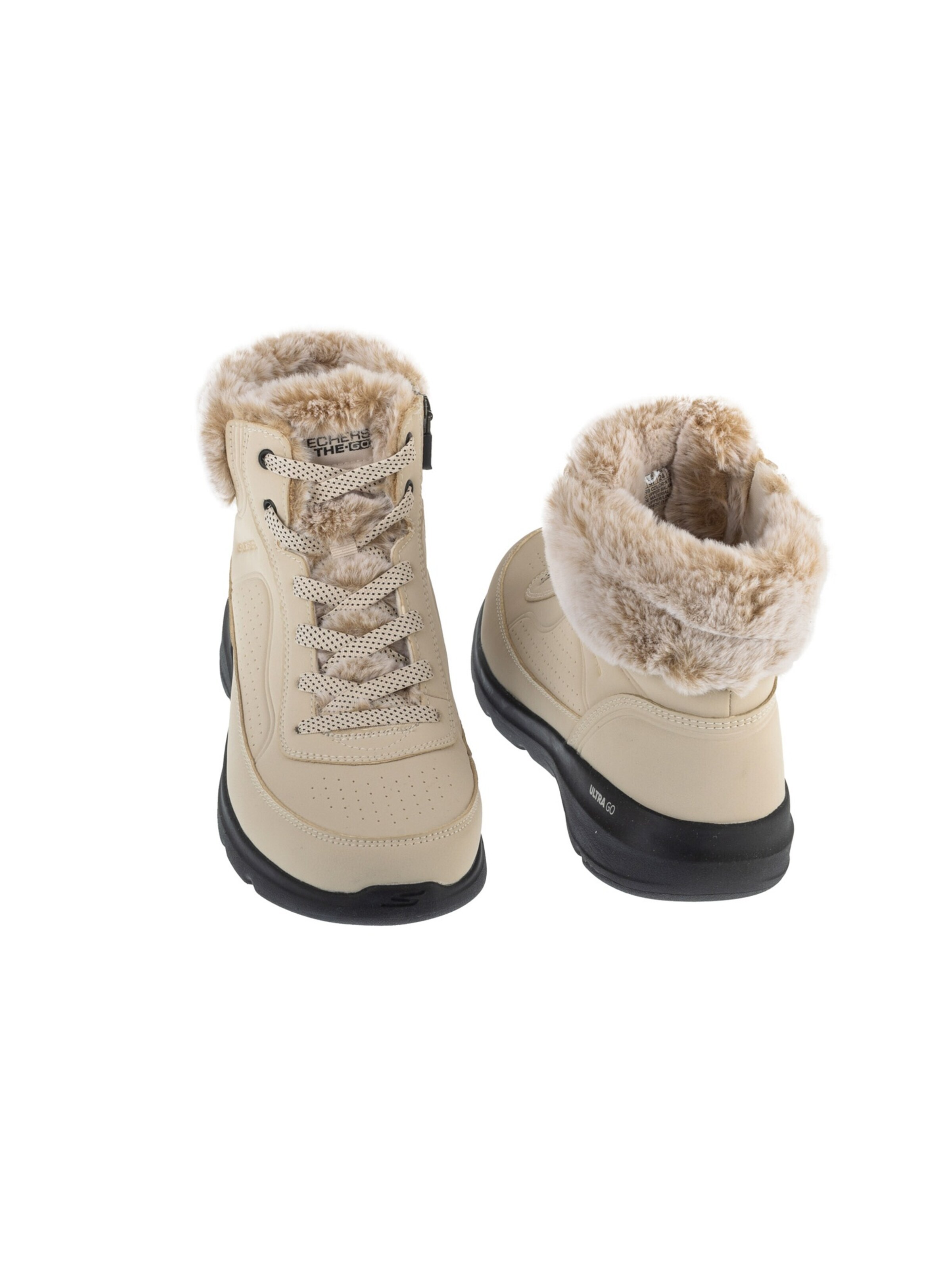 SKECHERS Schnürstiefel 'Skechers Glacial Ultra - Mountain Muse'‌‌‌‌‌‌‌‌‌ in Beige
