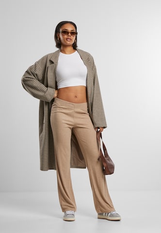 Urban Classics Bootcut Broek in Beige