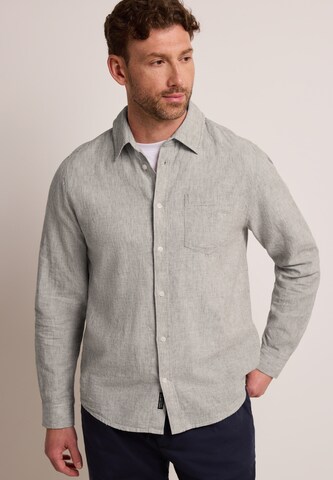 Street One MEN Regular Fit Hemd in Braun: Vorderseite