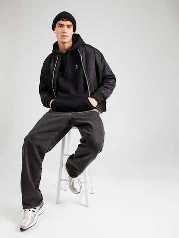 Sweat-shirt 'What the Duck' Iriedaily en noir