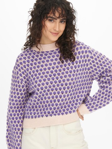 JDY Pullover 'Darlina' in Lila