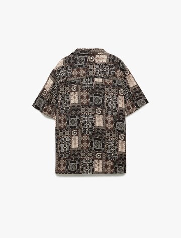 Koton Comfort fit Button Up Shirt in Brown