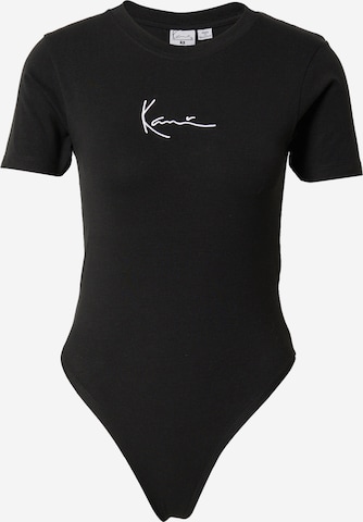 Karl Kani Shirt Bodysuit in Black: front
