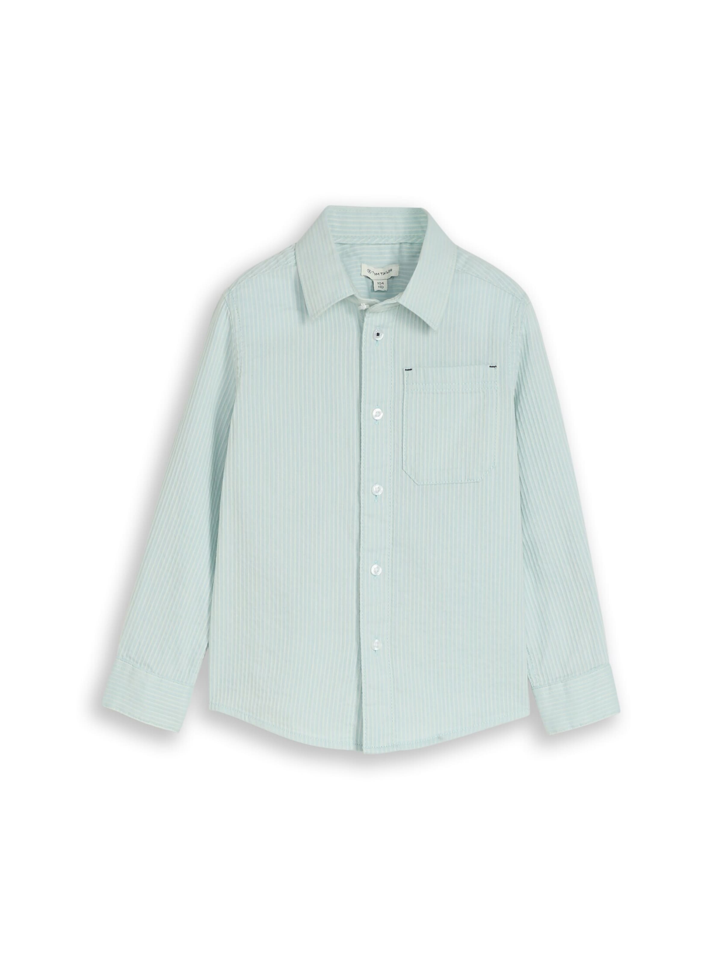 TOM TAILOR Regular Fit Hemd in Blau: Vorderseite