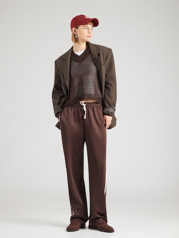 MORE & MORE Sweter 'Ajour' w kolorze brązowy
