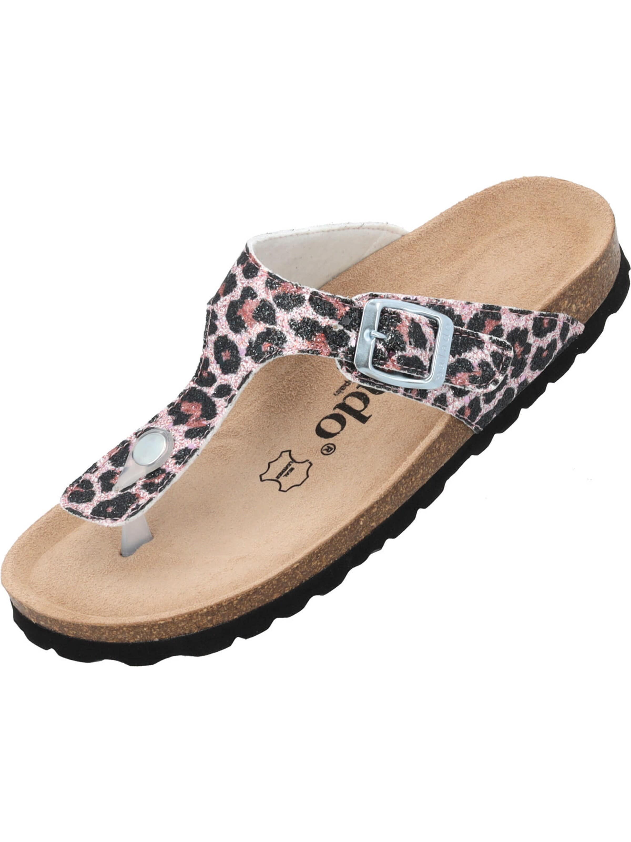 Palado T-Bar Sandals 'Palado Kos Wild' in Pink: front