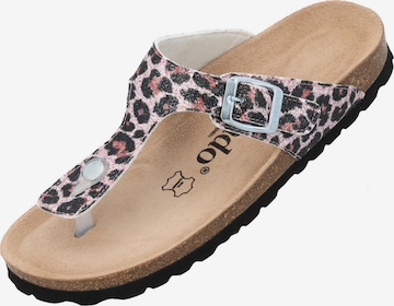 Palado T-bar sandals 'Palado Kos Wild' in Pink: front