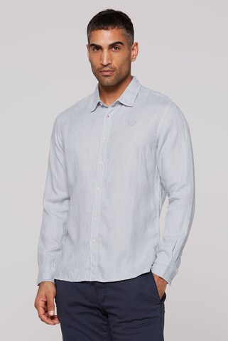 CMPD Regular Fit Hemd in Grau: Vorderseite