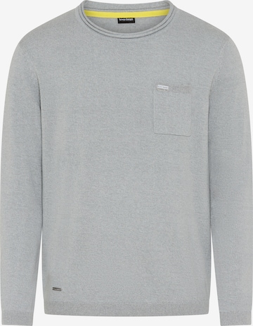 Bruno Banani LM Pullover in Grau: Vorderseite