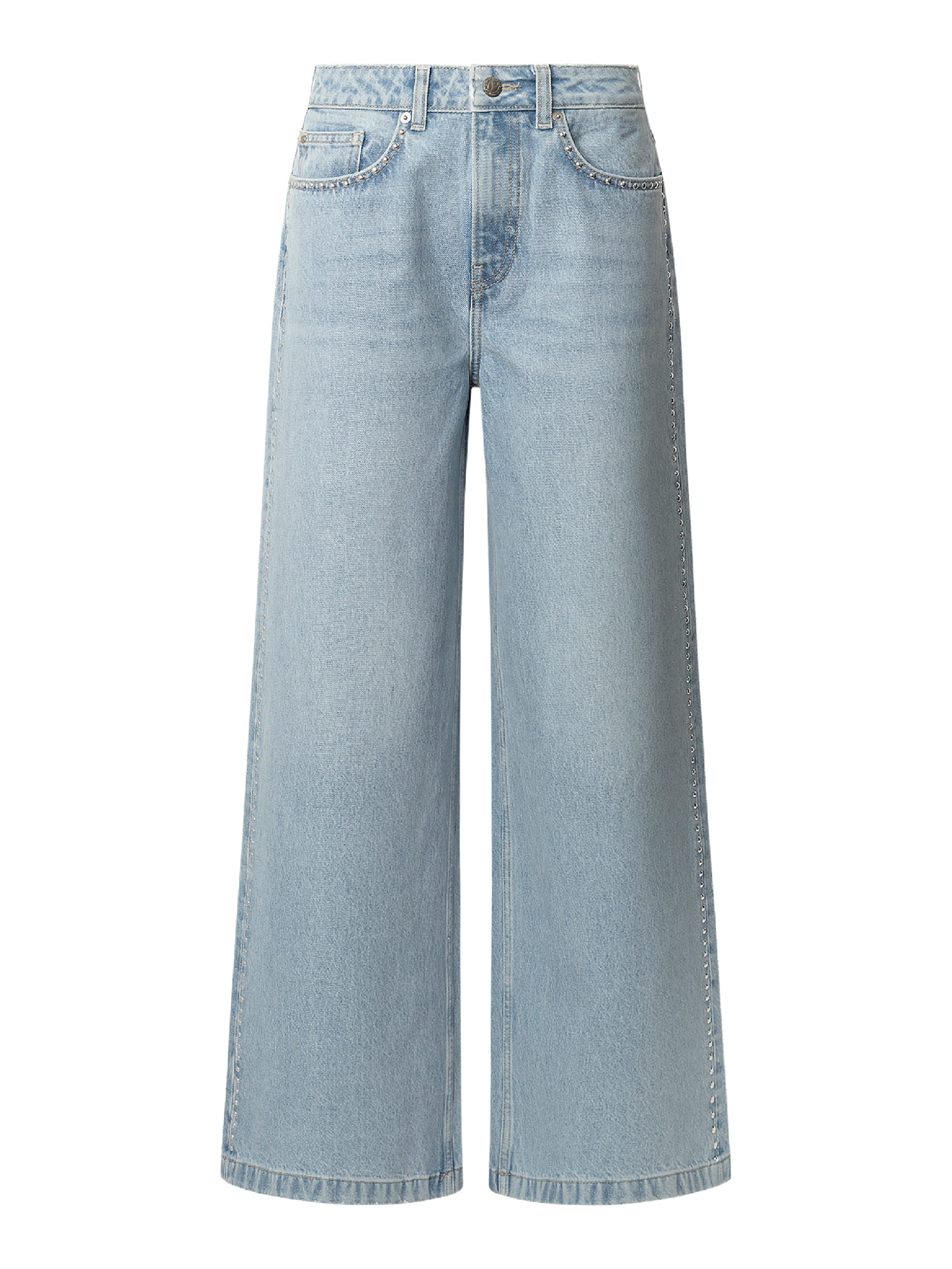 Pepe Jeans Wide leg Jeans in Blue: front