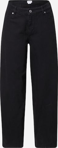 Loosefit Jeans 'Baggy' di WEEKDAY in nero: frontale