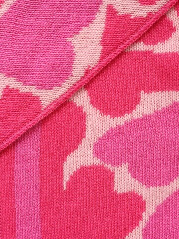 Zwillingsherz Tuch in Pink