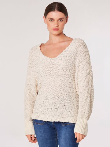 Pull-over ' ' Apricot en gris : devant