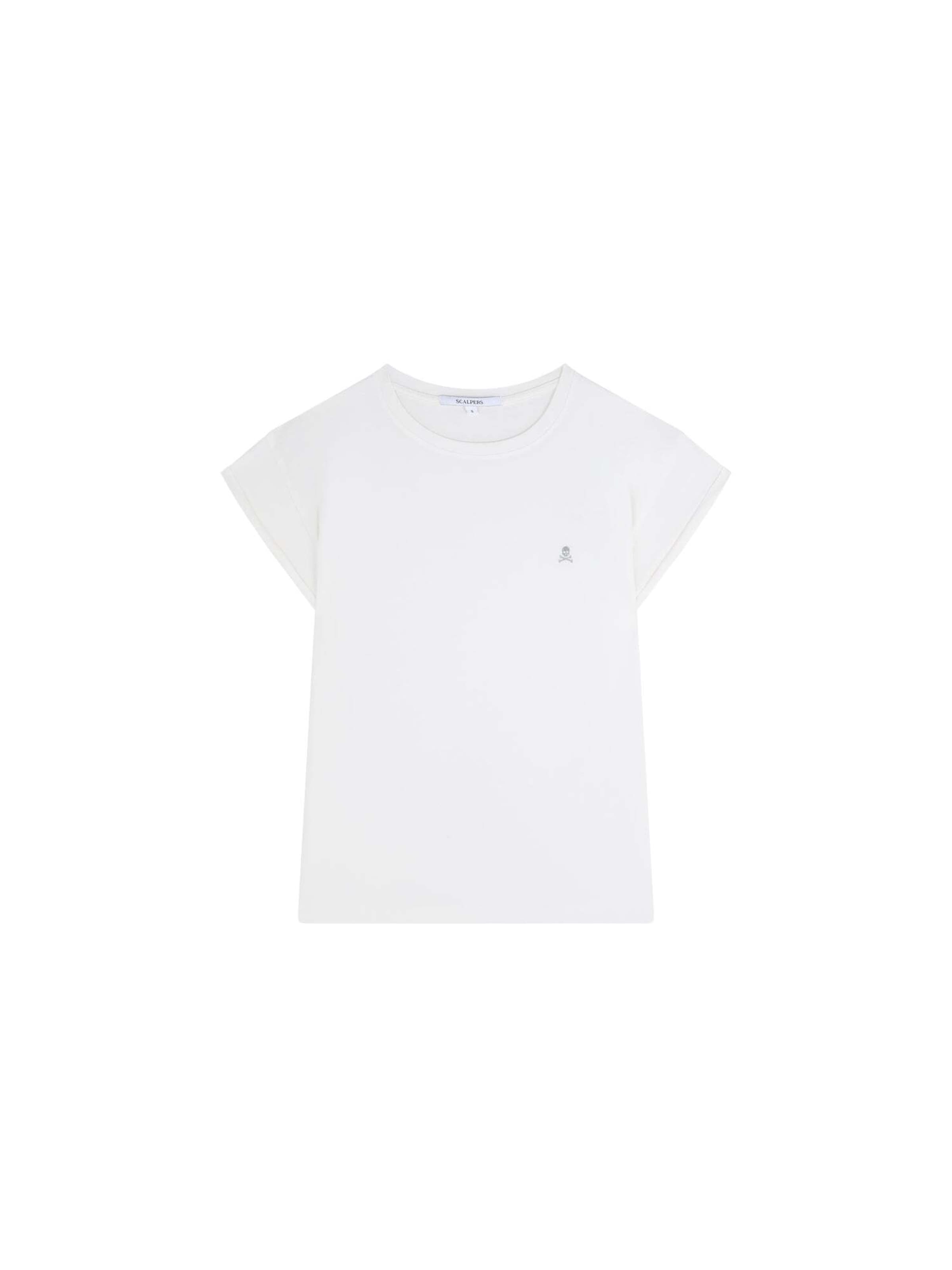 Scalpers Tričko – bílá: přední strana