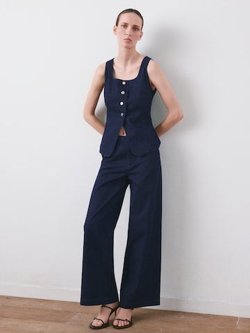 MANGO Bluzka 'AVERY' w kolorze niebieski