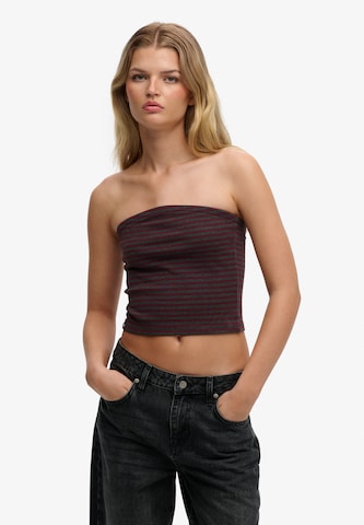 Haut Superdry en marron : devant