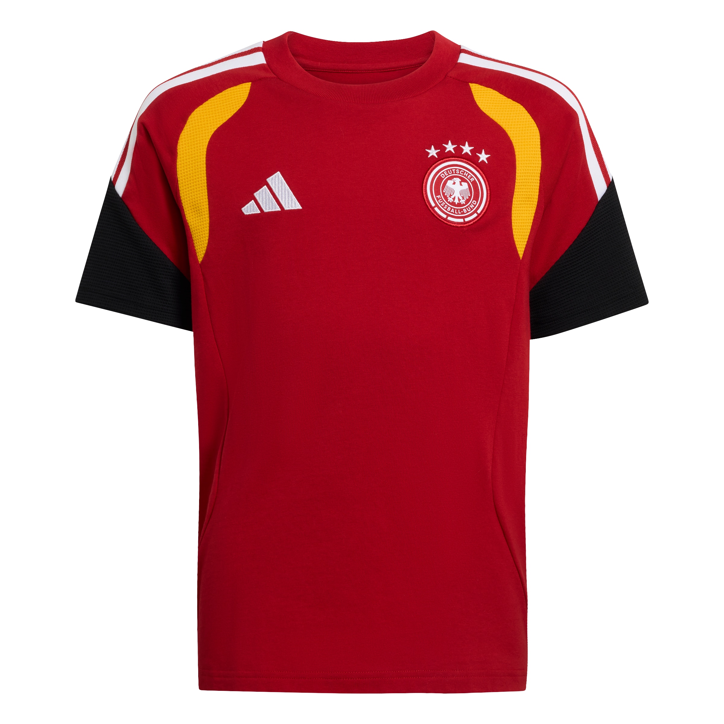 ADIDAS PERFORMANCE - Camiseta funcional 'DFB' en rojo: frente