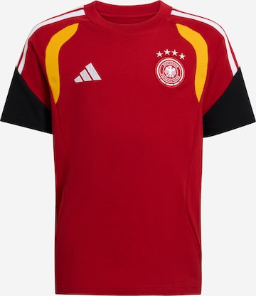 ADIDAS PERFORMANCE - Camiseta funcional 'DFB' en rojo: frente