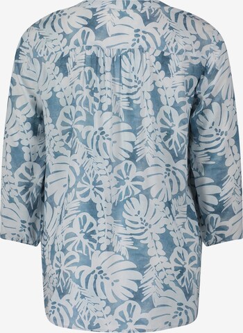 Cartoon Bluse in Blau