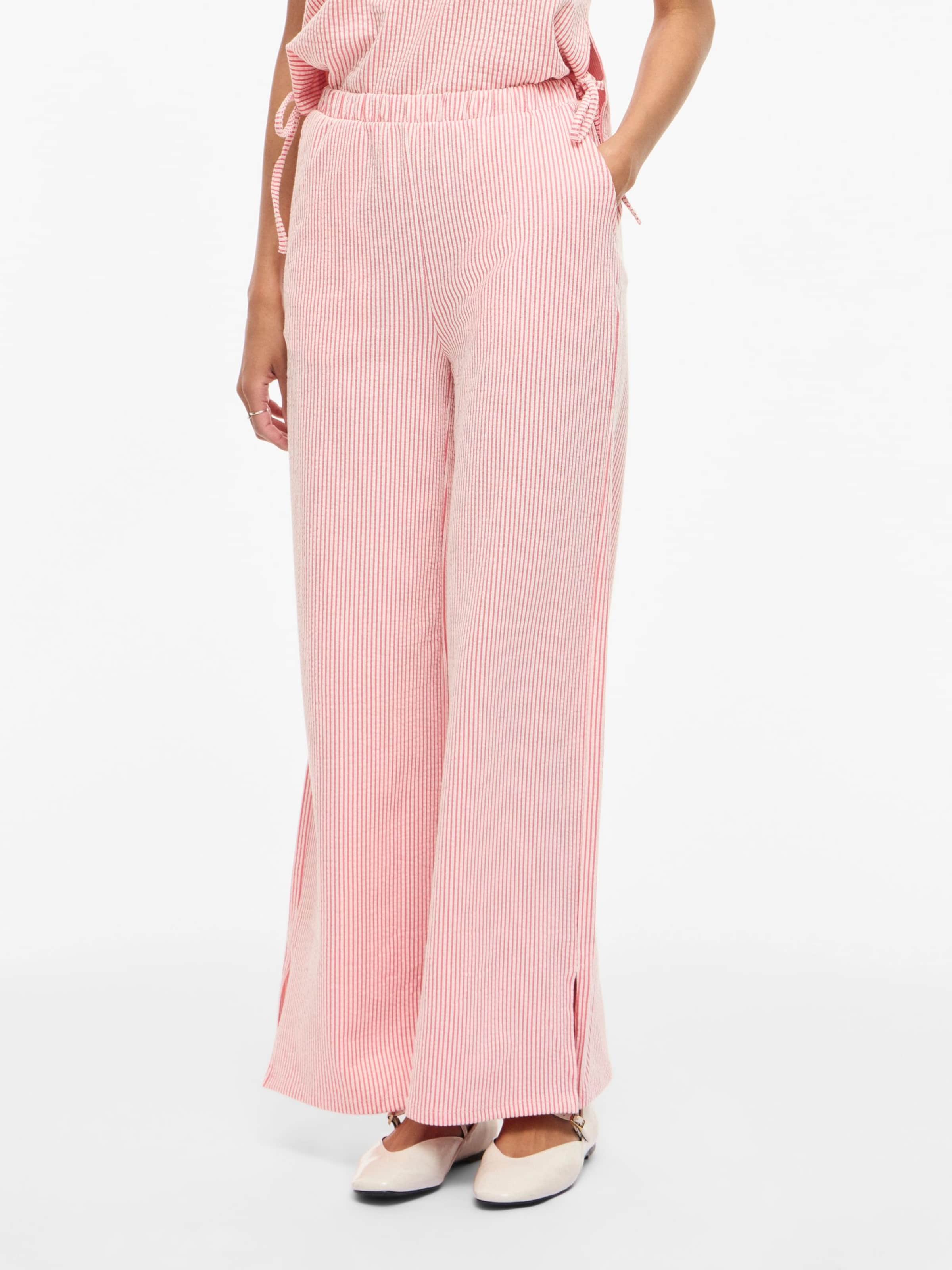 Wide leg Pantaloni di VILA in rosso: frontale