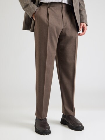 Tapered Pantaloni con pieghe di Michael Kors in grigio: frontale