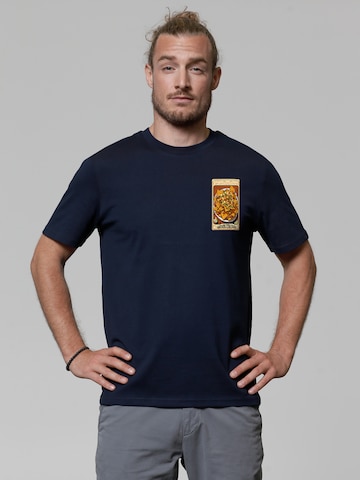 T-Shirt 'Tarot Nachos' Watapparel en bleu : devant