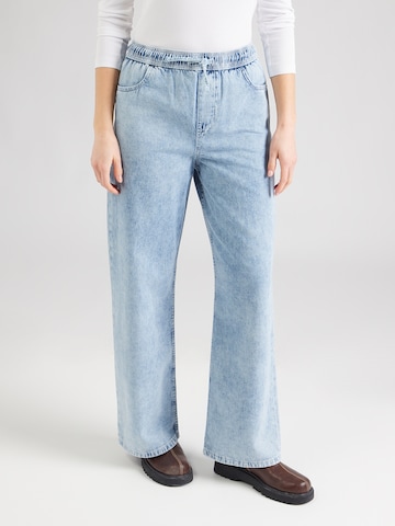 Wide leg Jeans 'Saltwater' de la ROXY pe albastru: față