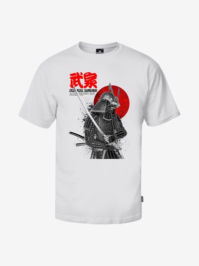 Oldskull Shirt 'Asian Swordsman' in Red / Black / White, Item view