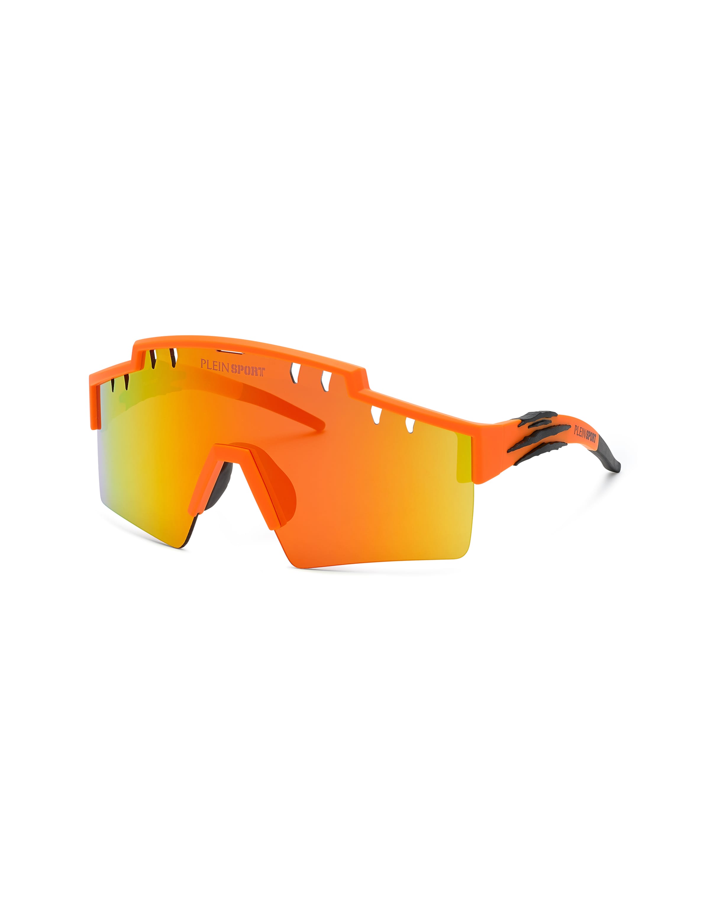 Lunettes de soleil 'Tiger' Plein Sport en orange : devant