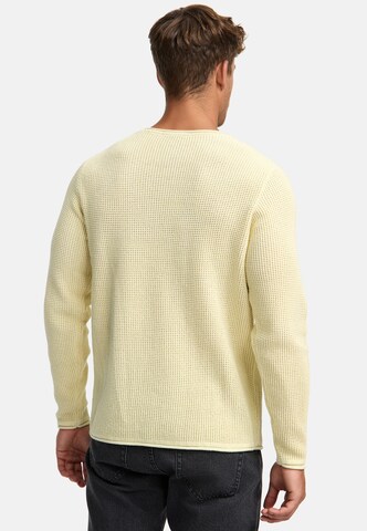 INDICODE JEANS Trui ' Petri ' in Geel