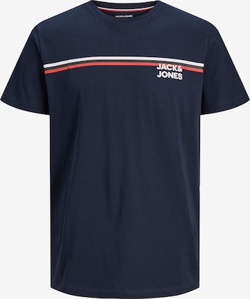 JACK & JONES Tričko 'Atlas' – modrá: přední strana