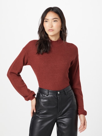 Pull-over 'LENORI' ONLY en rouge : devant