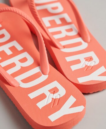 Tongs Superdry en orange