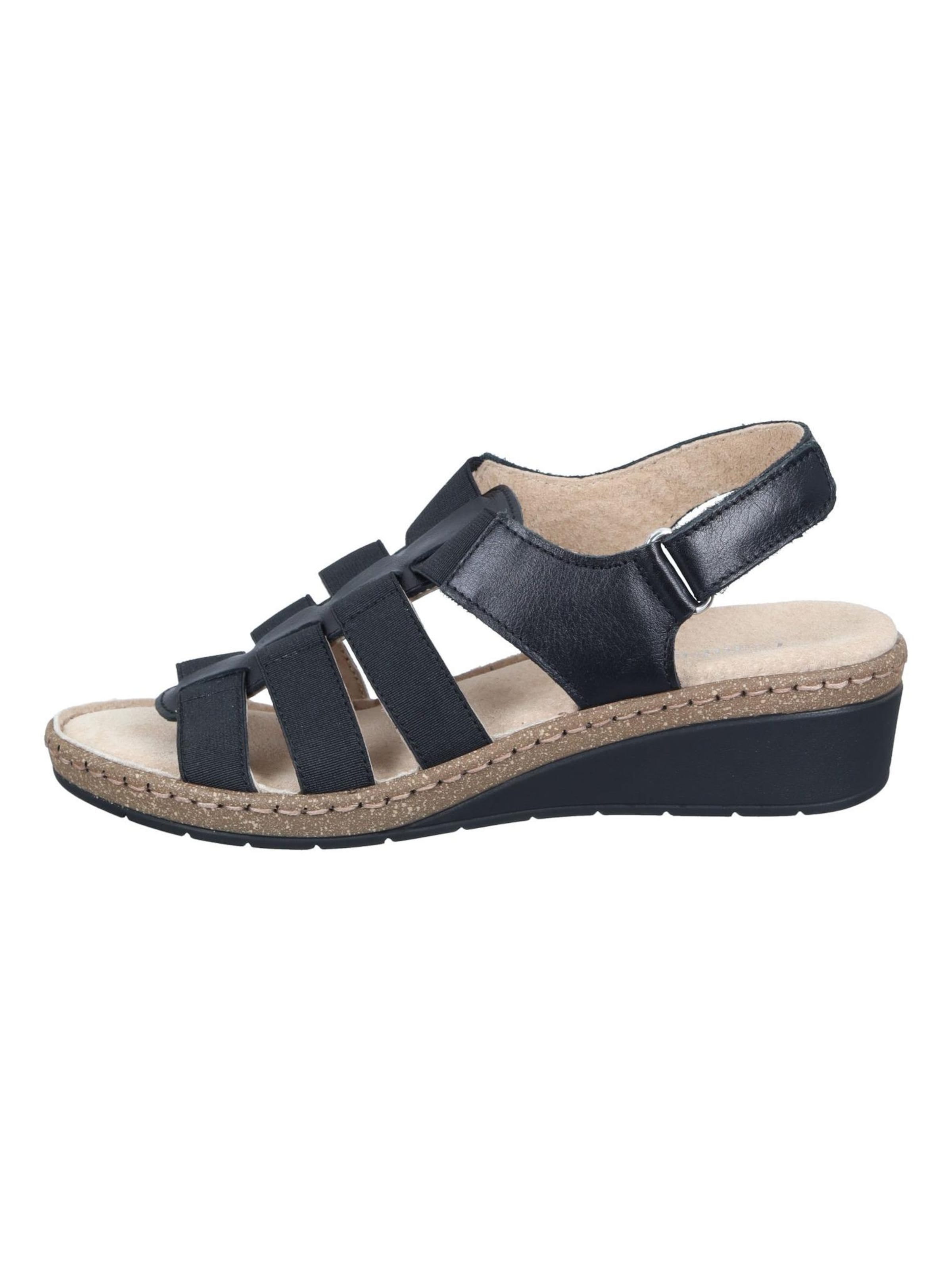 Comfortabel Sandale‌‌‌‌‌‌ in Schwarz