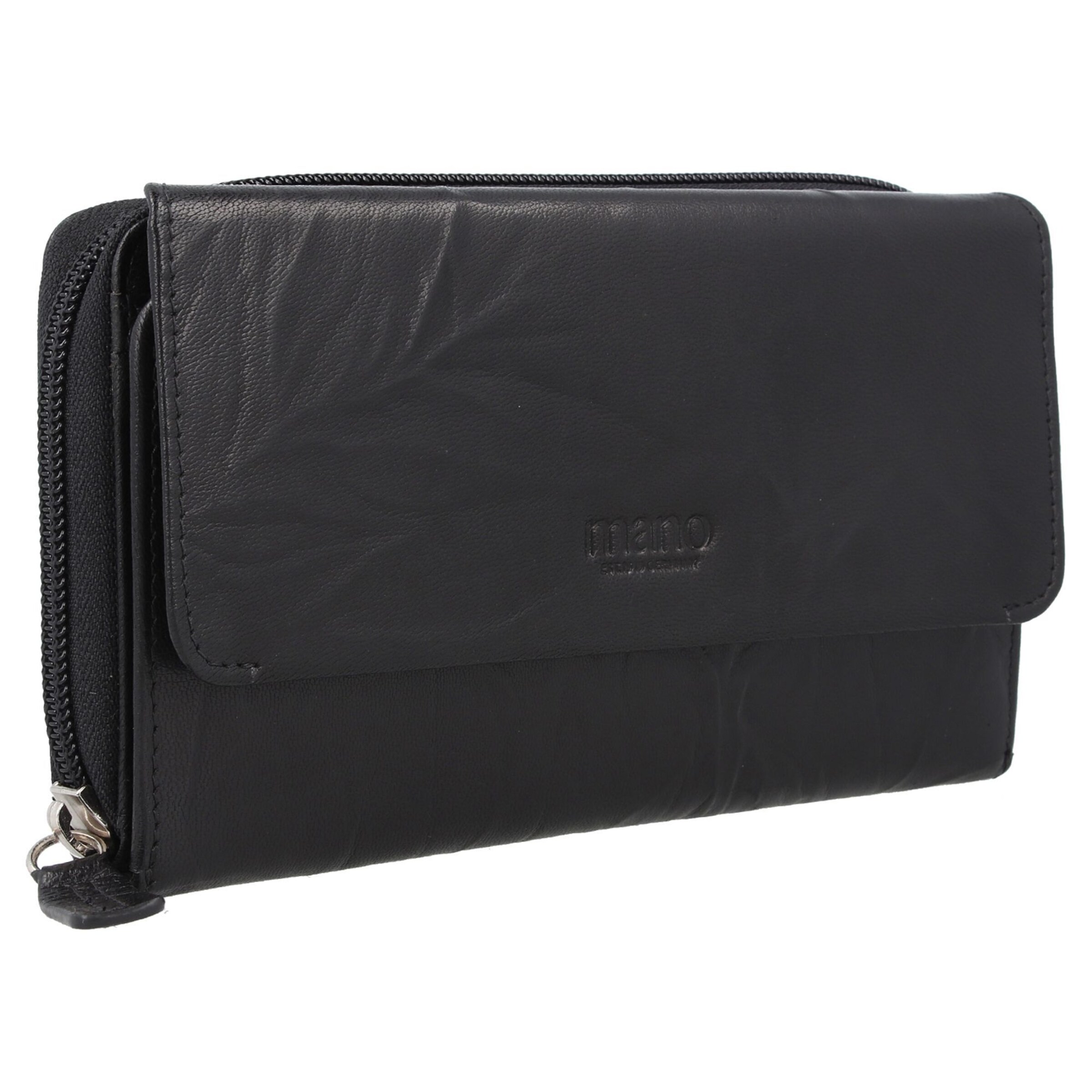 Portamonete 'Donna Aurona' di mano in nero