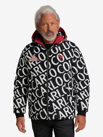 Veste d’hiver ' Cortesia ' Carlo Colucci en noir : devant