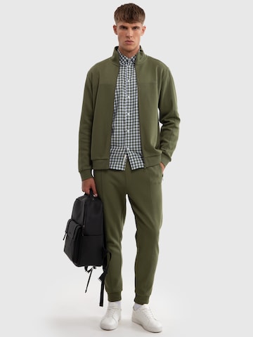BIG STAR Tapered Broek ' WLADORP ' in Groen