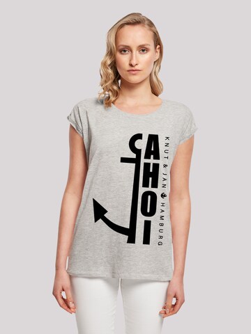 F4NT4STIC Shirt in Grijs: voorkant