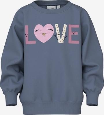 NAME IT Свитшот 'NMFVENUS' в Синий: спереди