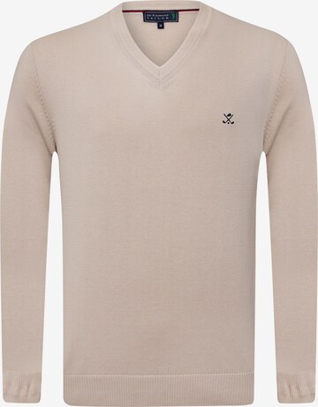 Sir Raymond Tailor Pullover 'Los Angeles' in Beige: predná strana