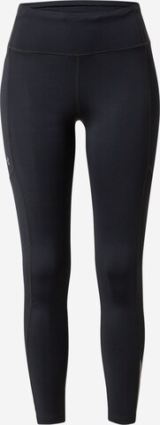 UNDER ARMOUR Skinny Workout Pants 'Fly Fast 3.0' in Black: front