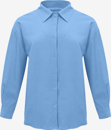 Imily Bela Bluse in Blau: Vorderseite