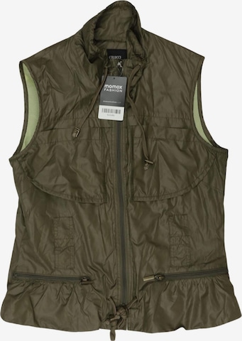 Carlo Colucci Weste M in Grün: Vorderseite