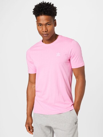 rozā ADIDAS ORIGINALS T-Krekls 'Adicolor Essentials Trefoil': no priekšpuses