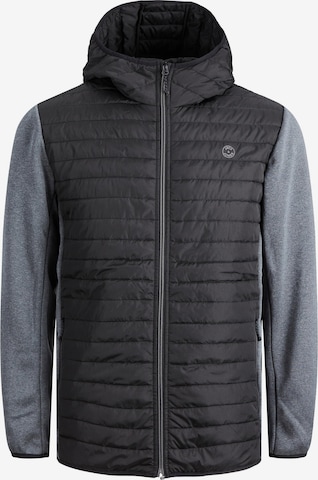 Veste mi-saison 'JJEMulti' JACK & JONES en noir : devant