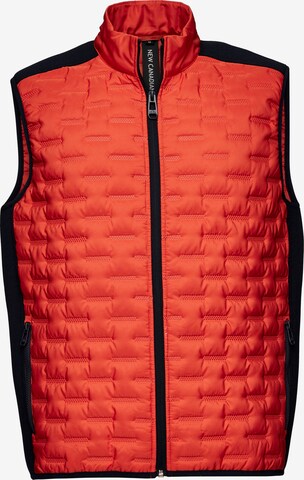 NEW CANADIAN Vest 'HYBRID-ULTRASONIC' in Orange: front