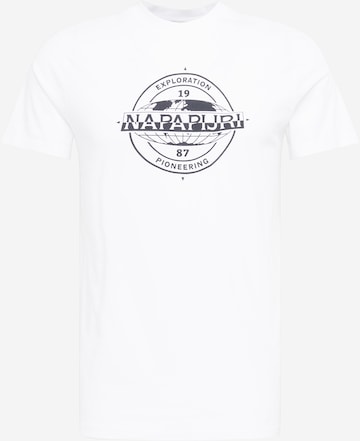 NAPAPIJRI T-Shirt 'GJORA' in Weiß: predná strana