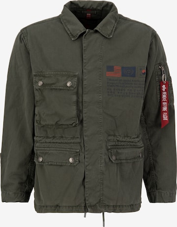 ALPHA INDUSTRIES Between-season jacket in Grey: front